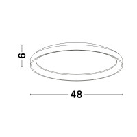 Nova Luce 9853674 Pertino LED Deckenleuchte  Schwarz 6