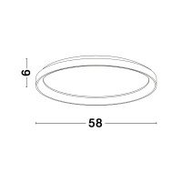 Nova Luce 9853676 Pertino LED Deckenleuchte  Schwarz 8