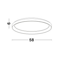 Nova Luce 9853675 Pertino LED Deckenleuchte  Weiß 6
