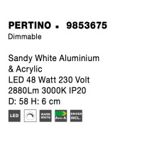 Nova Luce 9853675 Pertino LED Deckenleuchte  Weiß 7