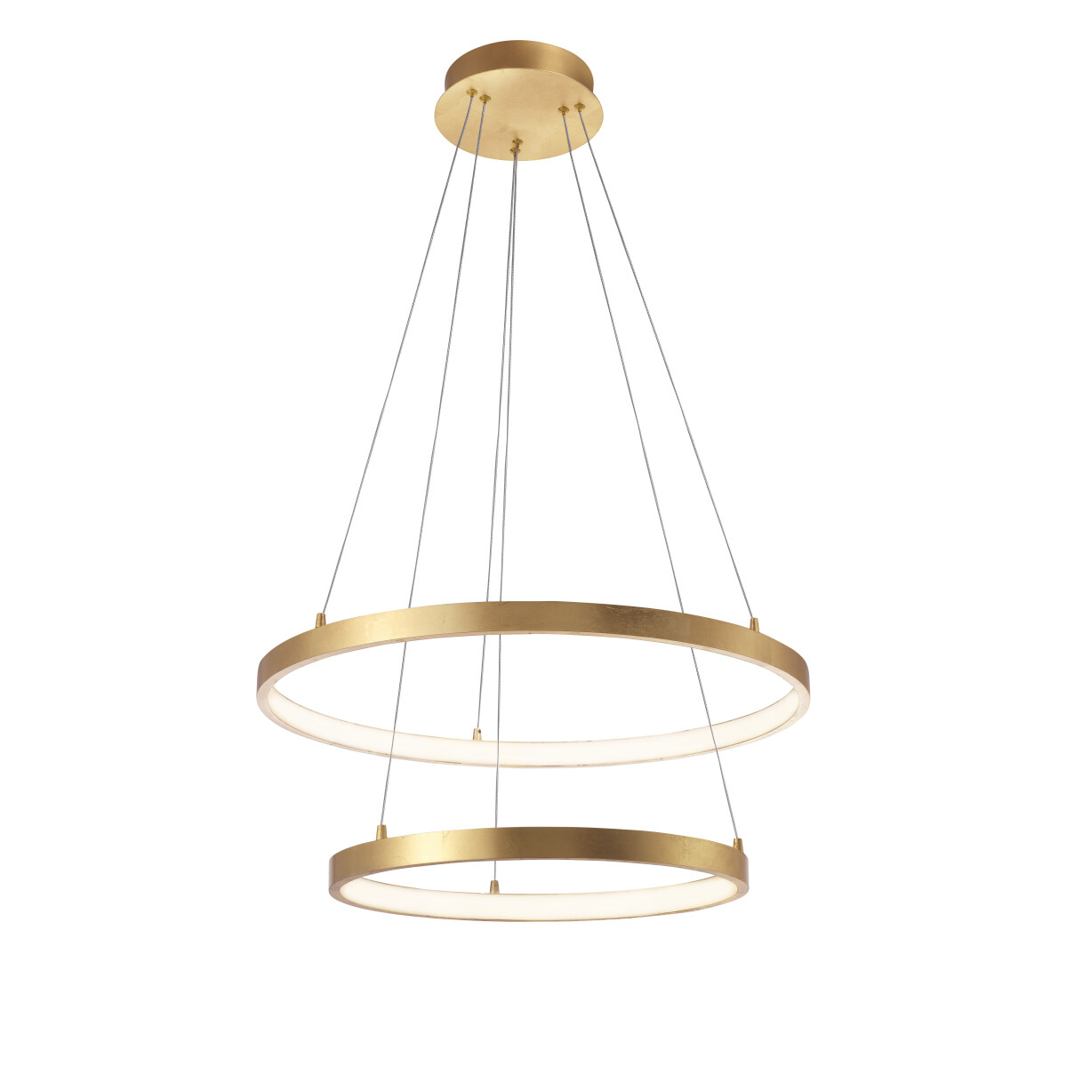 Nova Luce 8100281 Leon LED Pendelleuchte Blattgold
