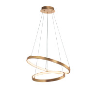 Nova Luce 8100281 Leon LED Pendelleuchte Blattgold 3
