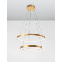 Nova Luce 8100281 Leon LED Pendelleuchte Blattgold 5