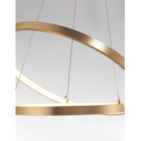 Nova Luce 8100281 Leon LED Pendelleuchte Blattgold 6