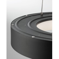 Nova Luce 9453431 Rando Thin LED Pendelleuchte  Schwarz 5