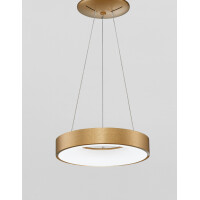 Nova Luce 9453432 Rando Thin LED Pendelleuchte Gold geb&uuml