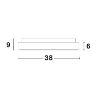 Nova Luce 9353830 Rando Thin LED Deckenleuchte  Weiß 6