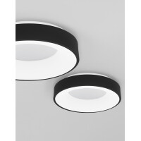 Nova Luce 9353831 Rando Thin LED Deckenleuchte  Schwarz 5