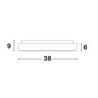 Nova Luce 9353831 Rando Thin LED Deckenleuchte  Schwarz 7