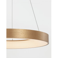 Nova Luce 9453454 Rando Thin LED Pendelleuchte Gold geb&uuml