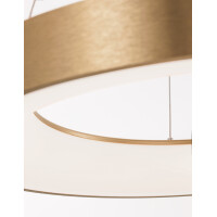 Nova Luce 9453454 Rando Thin LED Pendelleuchte Gold geb&uuml