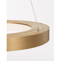 Nova Luce 9453454 Rando Thin LED Pendelleuchte Gold geb&uuml