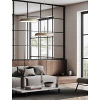 Nova Luce 9005650 Linus LED Pendelleuchte Champagnergold 2