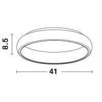 Nova Luce 8105605 D Albi LED Deckenleuchte  Weiß 6