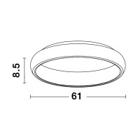 Nova Luce 8105606 D Albi LED Deckenleuchte  Weiß 7