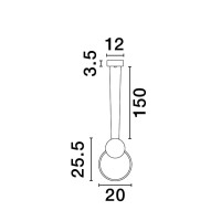 Nova Luce 9080131 Wiro LED Pendelleuchte  Schwarz 5