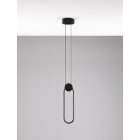 Nova Luce 9080132 Wiro LED Pendelleuchte  Schwarz 3