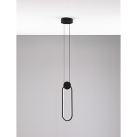 Nova Luce 9080132 Wiro LED Pendelleuchte  Schwarz 4