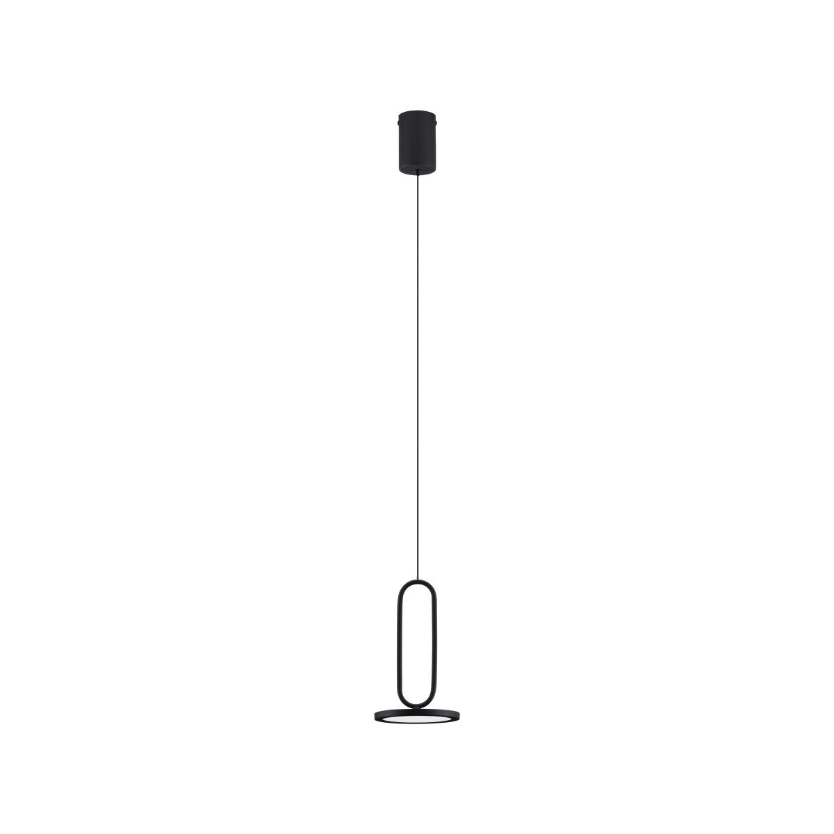 Nova Luce 9501207 Gea LED Pendelleuchte Schwarz