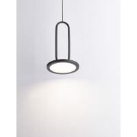 Nova Luce 9501207 Gea LED Pendelleuchte  Schwarz 5