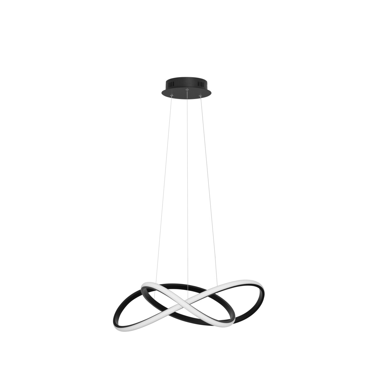 Nova Luce 9248107 Amara LED Pendelleuchte Schwarz