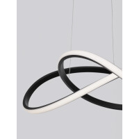 Nova Luce 9248107 Amara LED Pendelleuchte  Schwarz 7