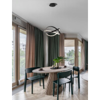 Nova Luce 9756717 Odrey LED Pendelleuchte Schwarz, Gold 2