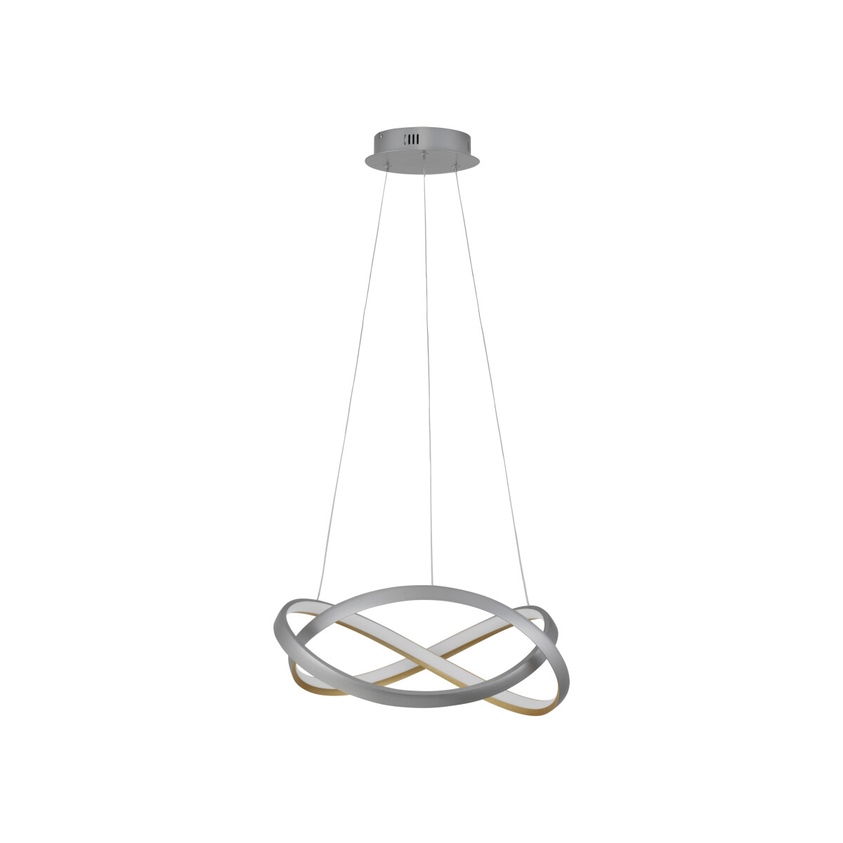 Nova Luce 9756718 Odrey LED Pendelleuchte Silber, Gold