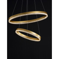 Nova Luce 9530230 Adria LED Pendelleuchte Messing Gold 2