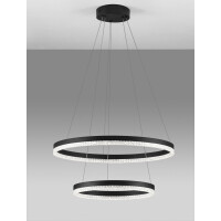 Nova Luce 9530229 Adria LED Pendelleuchte  Schwarz 2