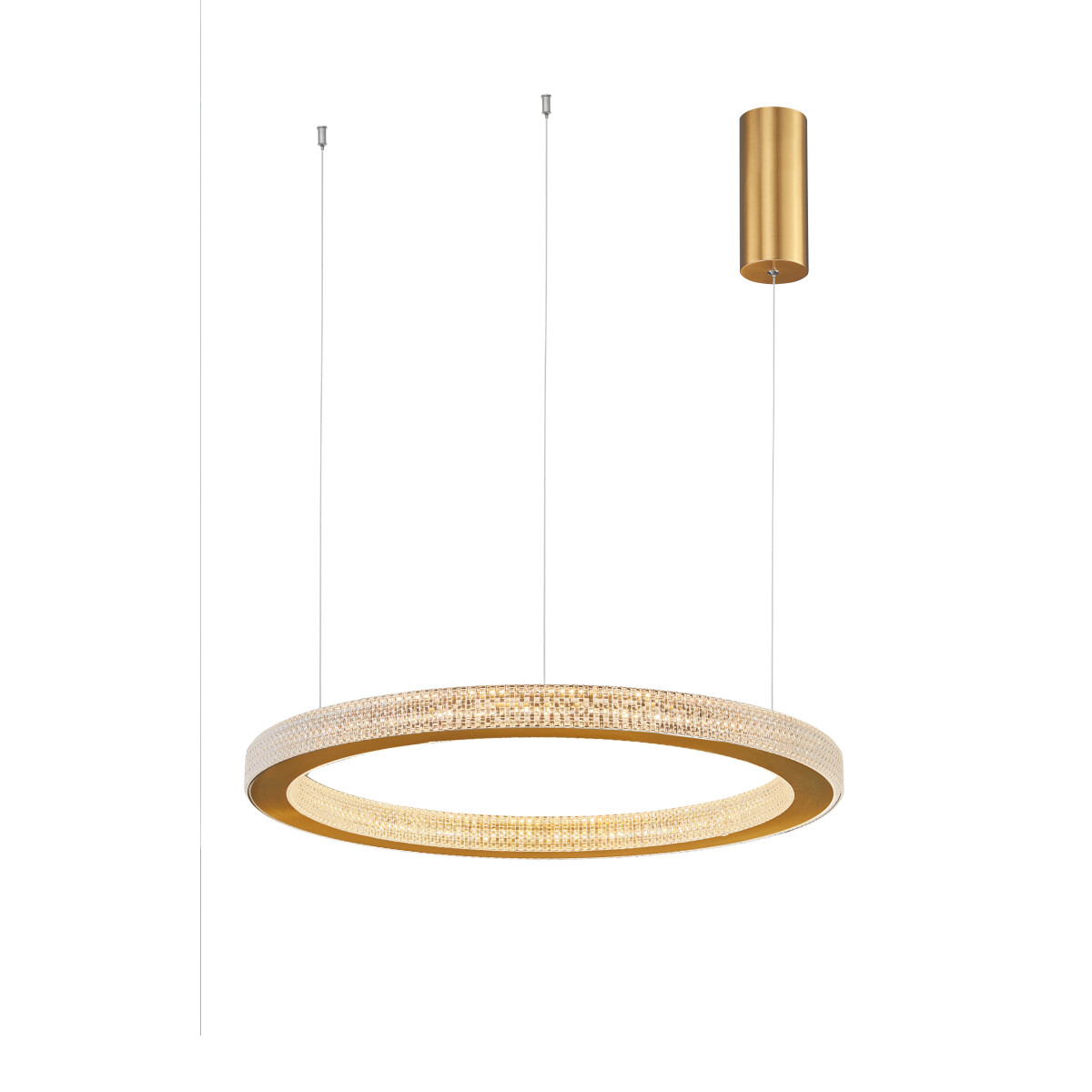 Nova Luce 9285610 Fiore LED Pendelleuchte Antik Gold