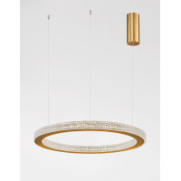 Nova Luce 9285610 Fiore LED Pendelleuchte Antik Gold 4
