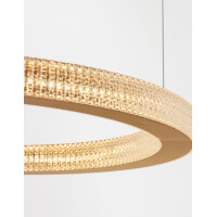 Nova Luce 9285610 Fiore LED Pendelleuchte Antik Gold 5