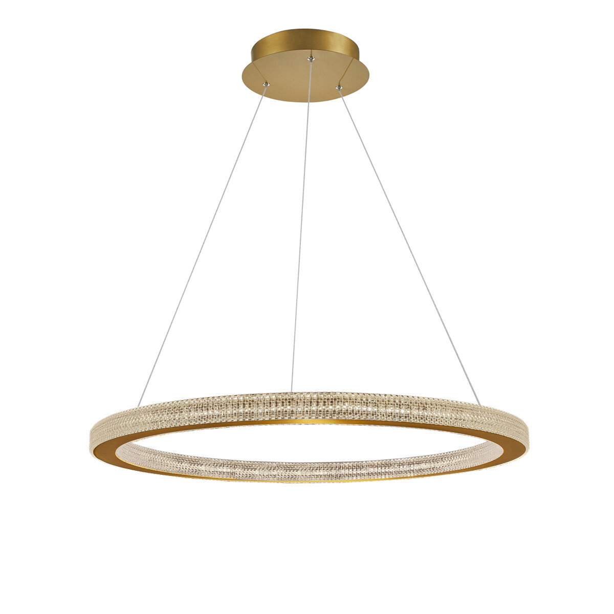 Nova Luce 9285810 Fiore LED Pendelleuchte Antik Gold