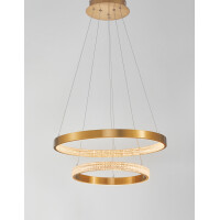 Nova Luce 9862852 Preston LED Pendelleuchte Antik Gold 4