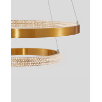 Nova Luce 9862852 Preston LED Pendelleuchte Antik Gold 5