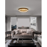 Nova Luce 9285620 Fiore LED Deckenleuchte Antik Gold 2
