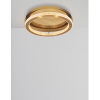 Nova Luce 9285620 Fiore LED Deckenleuchte Antik Gold 4