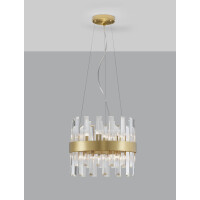 Nova Luce 9695219 Crown G9 Pendelleuchte Satin Gold 4
