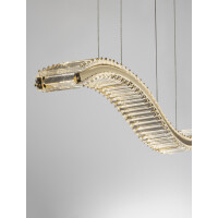 Nova Luce 9333078 Aurelia LED Pendelleuchte Gold 6