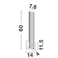 Nova Luce 9333065 Aurelia LED Wandleuchte Gold 7