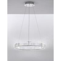 Nova Luce 9333066 Aurelia LED Pendelleuchte Chrom 5