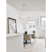 Nova Luce 9333068 Aurelia LED Pendelleuchte Chrom 2