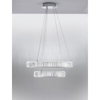 Nova Luce 9333068 Aurelia LED Pendelleuchte Chrom 4