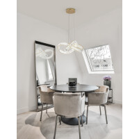 Nova Luce 9019722 Conceto LED Pendelleuchte Gold 2