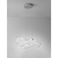 Nova Luce 9019723 Conceto LED Pendelleuchte Chrom 4