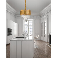 Nova Luce 9181100 Grane E14 Pendelleuchte Gold 2