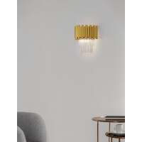 Nova Luce 9824082 Magnolia E14 Wandleuchte Gold 2