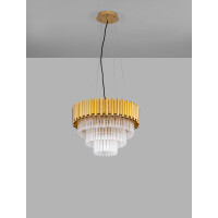 Nova Luce 9824081 Magnolia E14 Pendelleuchte Gold 3