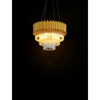 Nova Luce 9824081 Magnolia E14 Pendelleuchte Gold 4